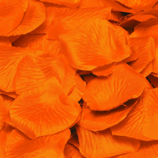 Pétales de rose orange 144pcs