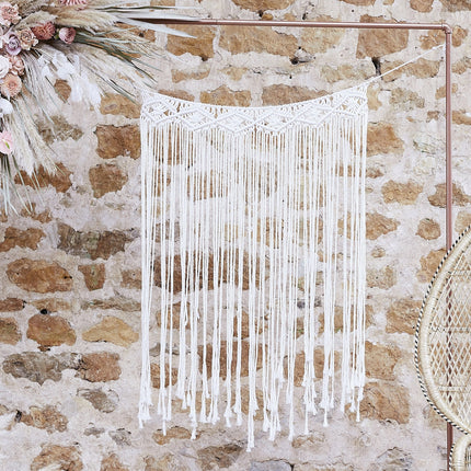 Décoration de mariage suspendue Macrame 1.1m