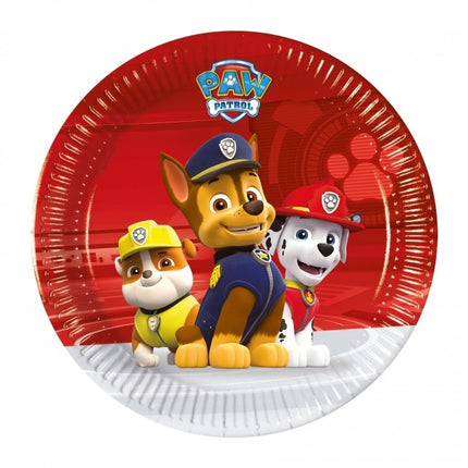 Assiettes Paw Patrol 20cm 8pcs