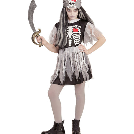 Robe d'Halloween Fille Pirate