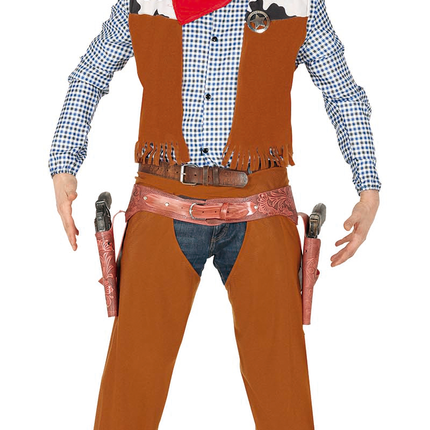 Costume de cow-boy marron