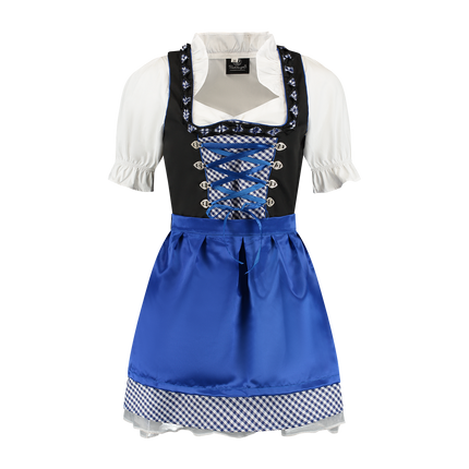 Robe Dirndl Oktoberfest Rouge Blanc Dames à carreaux