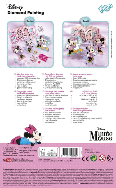 Peinture au diamant de Minnie Mouse