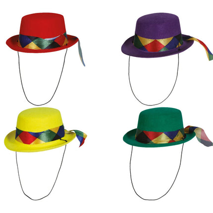 Chapeau de clown coloré Mini