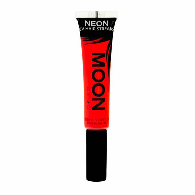 Moon Glow Neon UV Hair Streaks Rouge intense