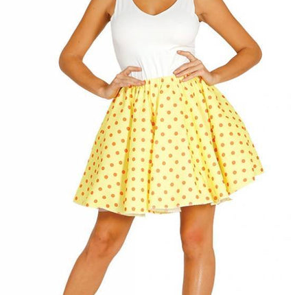 Grease Costume Set Yellow 50's Ladies L