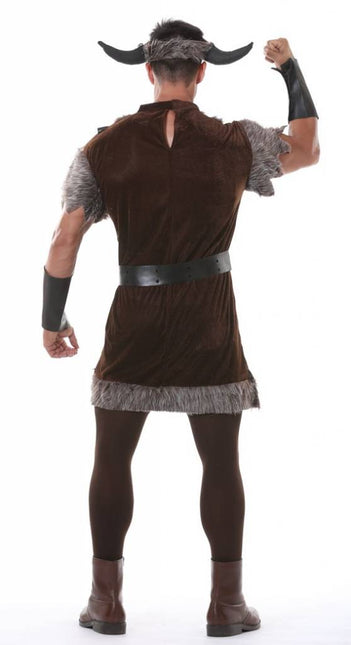 Costume de viking Marron Gris Hommes