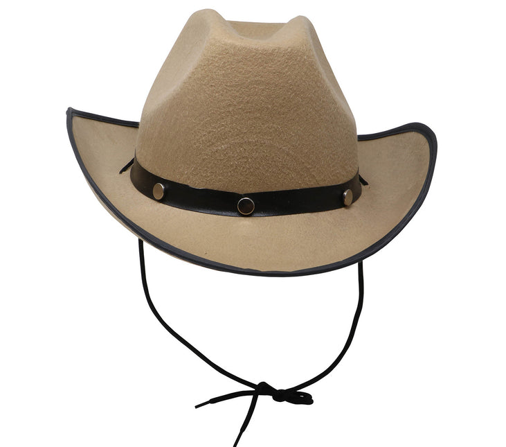 Chapeau de cow-boy marron clair