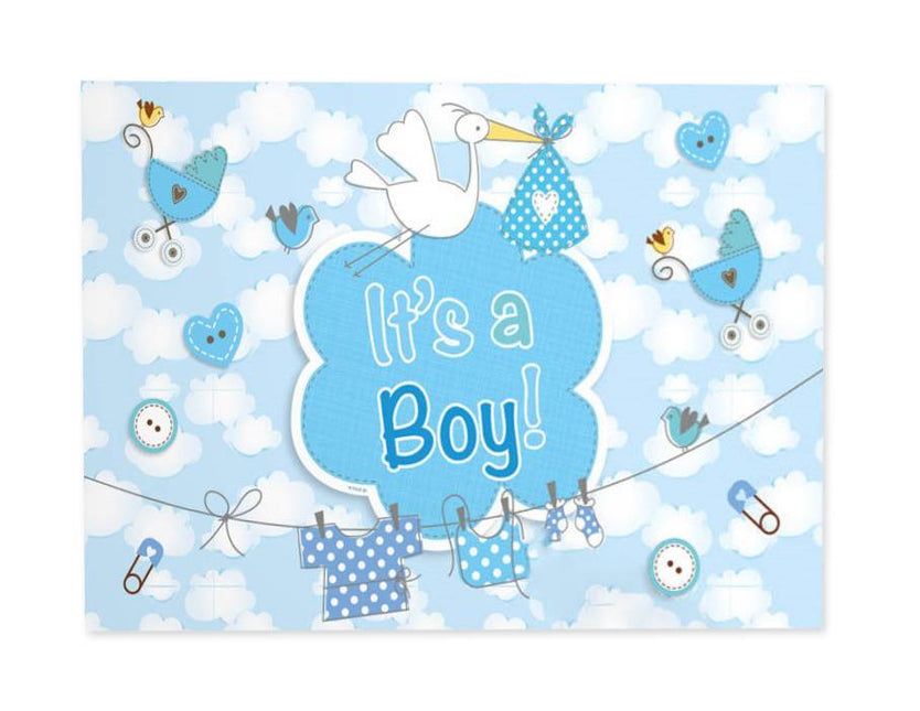 Drapeau de fenêtre Birth Boy It's A Boy 90cm