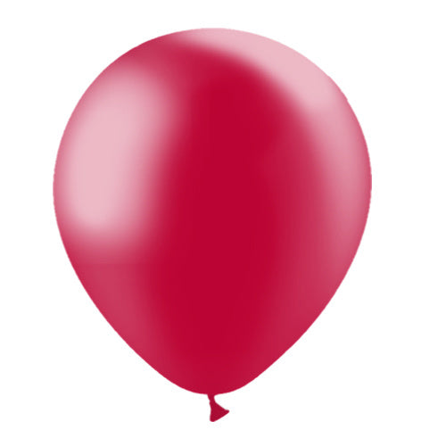 Ballons rouges métalliques 30cm 10pcs