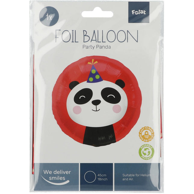 Ballon à l'hélium Panda vide 45cm