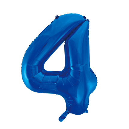 Ballon de baudruche Figure 4 Bleu XL 86cm vide