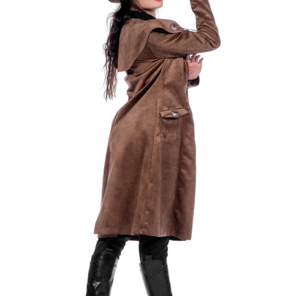 Veste de cow-boy marron pour femmes