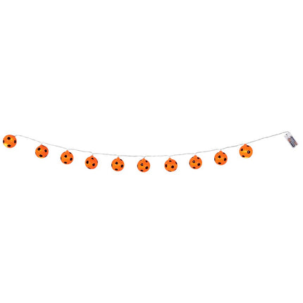 Guirlande lumineuse LED Orange Footballs 1.4m