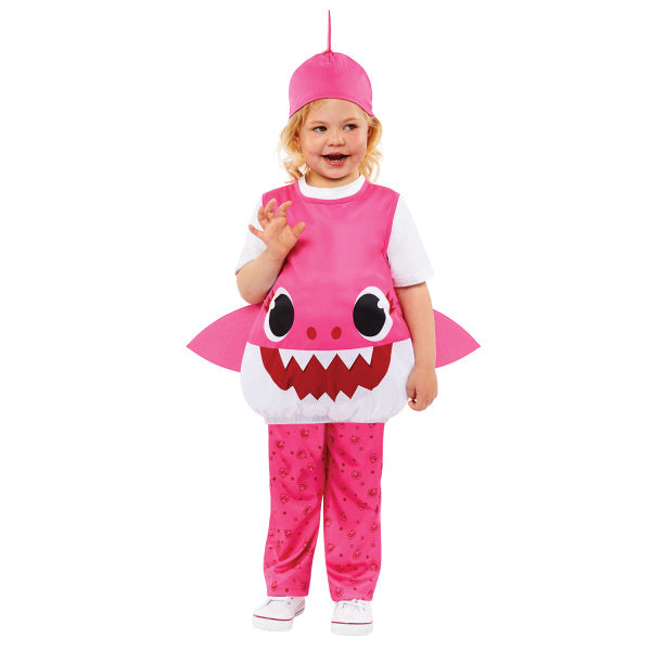 Costume d'enfant Baby Shark Pink Mummy