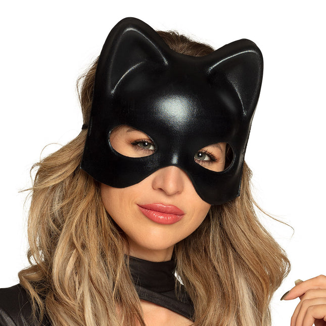 Masque pour les yeux de chat noir