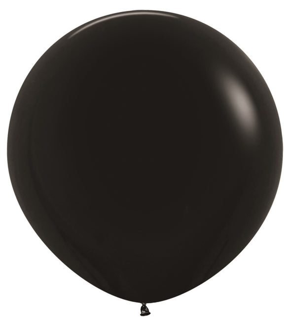 Ballons noirs 91cm 10pcs