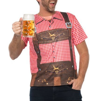 T-Shirt Lederhosen Hommes