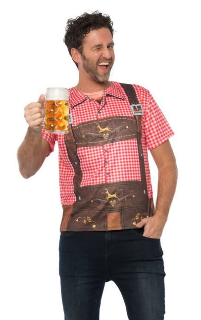 T-Shirt Lederhosen Hommes