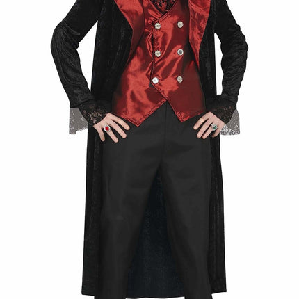 Costume d'Halloween Vampire Homme Rouge