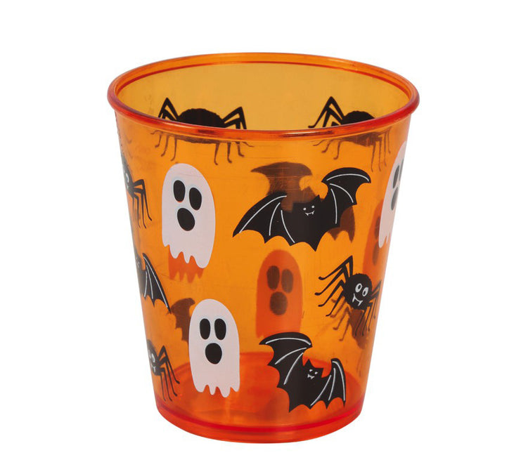 Verre Halloween Orange 10cm