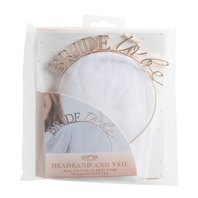 Bandeau de cheveux Bride To Be 56cm