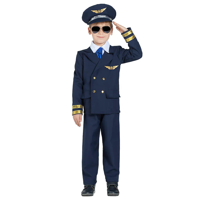 Costume de pilote garçon