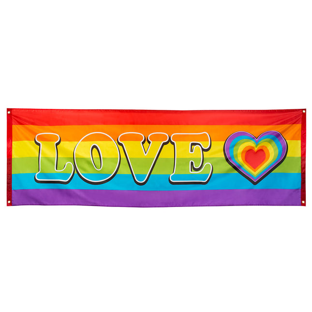 Drapeau arc-en-ciel XL 2.2m