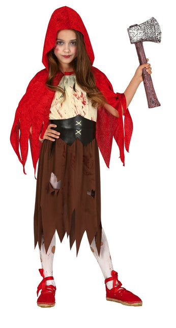 Costume de petit chaperon rouge fille