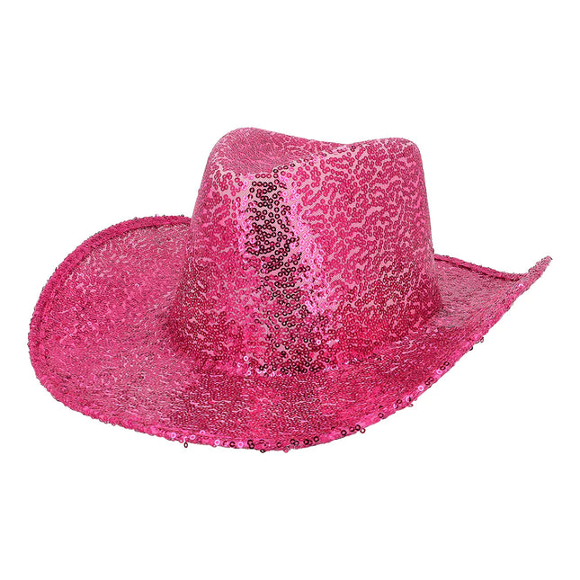 Chapeau de cowgirl rose