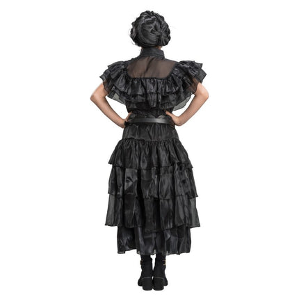 Costume Wednesday Prom Night Dress Black Child