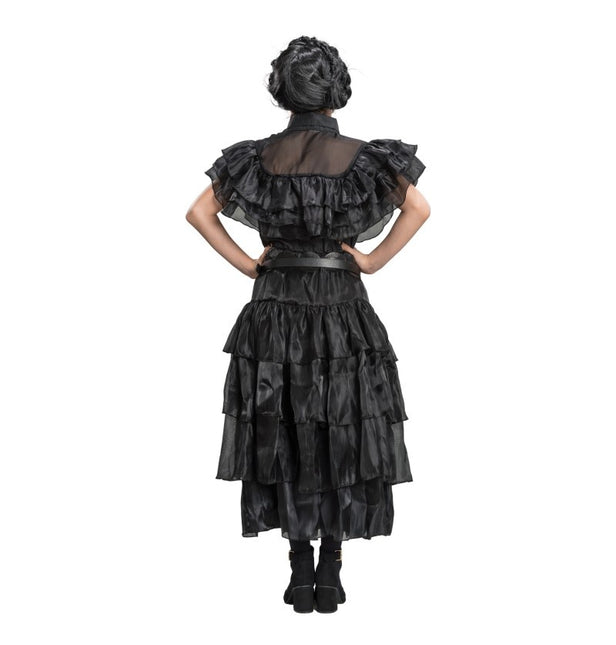 Costume Wednesday Prom Night Dress Black Child