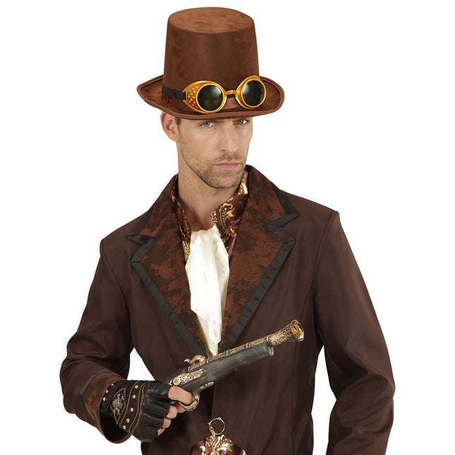 Chapeau Steampunk Marron