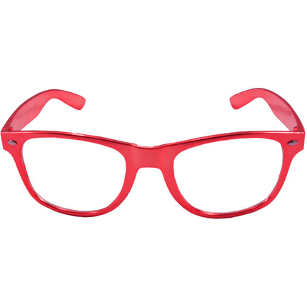 Lunettes Rouge Métallique