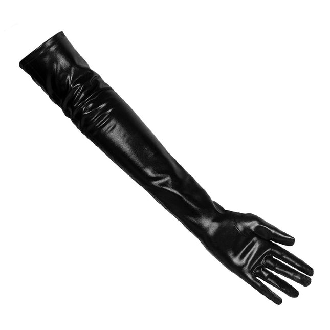 Gants aspect cuir Kinky