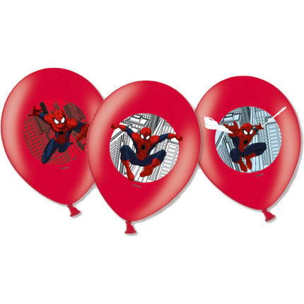 Ballons Spiderman Décoration 28cm 6pcs