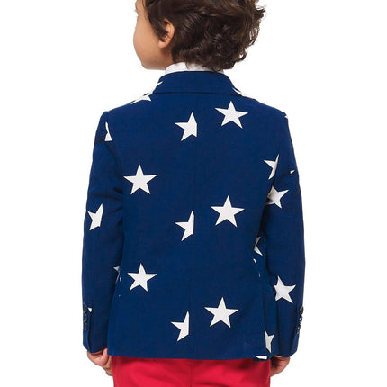 USA Stars Stripes Suit Boy OppoSuits