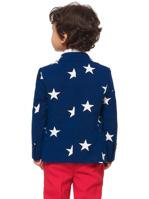 USA Stars Stripes Suit Boy OppoSuits