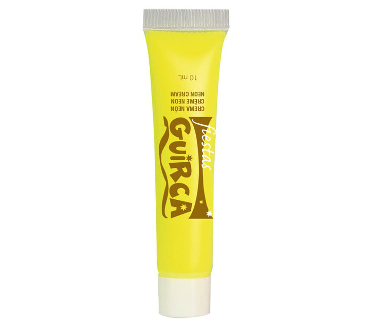 Tube de maquillage jaune fluo 10ml