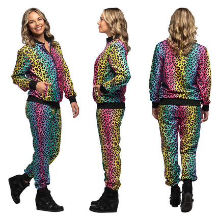 Panther Tracksuit Ladies Coloured