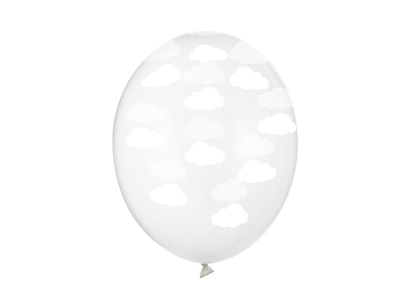 Ballons transparents Nuages blancs