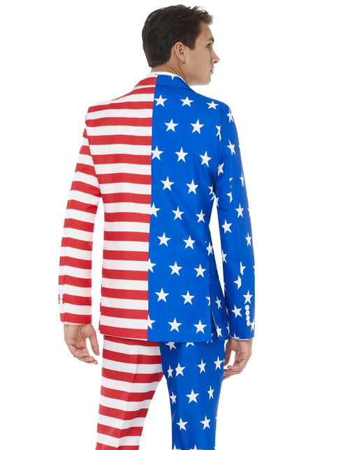 Costume drapeau des USA Hommes Suitmeister