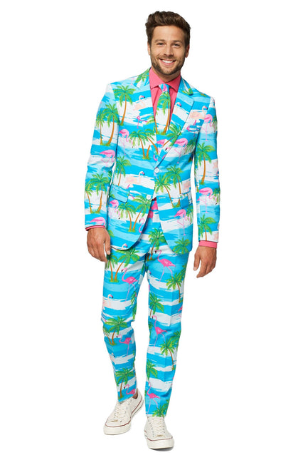 Costume Hawaii Hommes Flamant