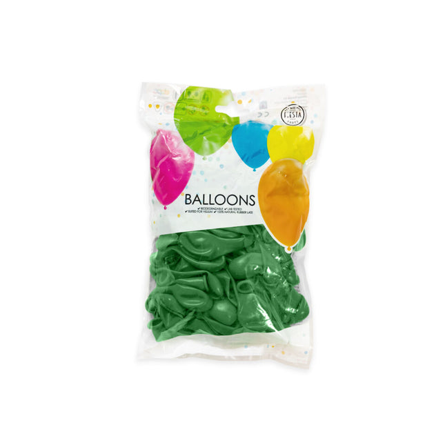 Ballons vert foncé 13cm 100pcs