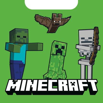 Sacs de partage Minecraft 4pcs