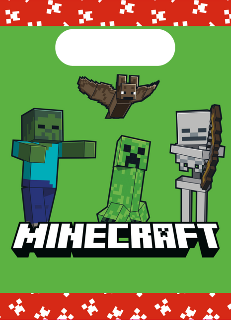 Sacs de partage Minecraft 4pcs