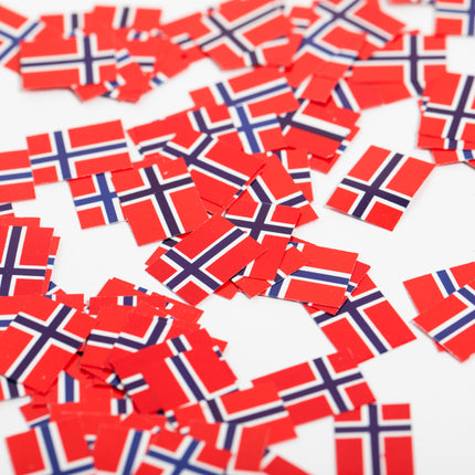 Papier confetti de table pour la Norvège 150pcs