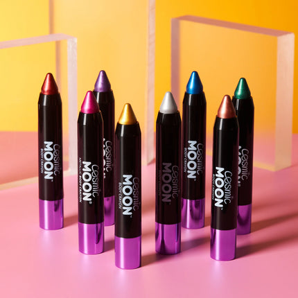 Cosmic Moon Metallic Body Crayons Purple 3.2g