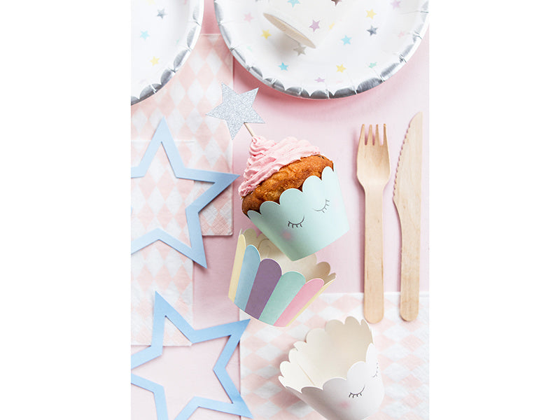 Moules à cupcake Licorne 6pcs