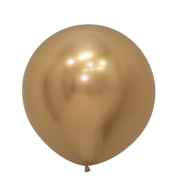 Ballons Reflex Gold 61cm 3pcs